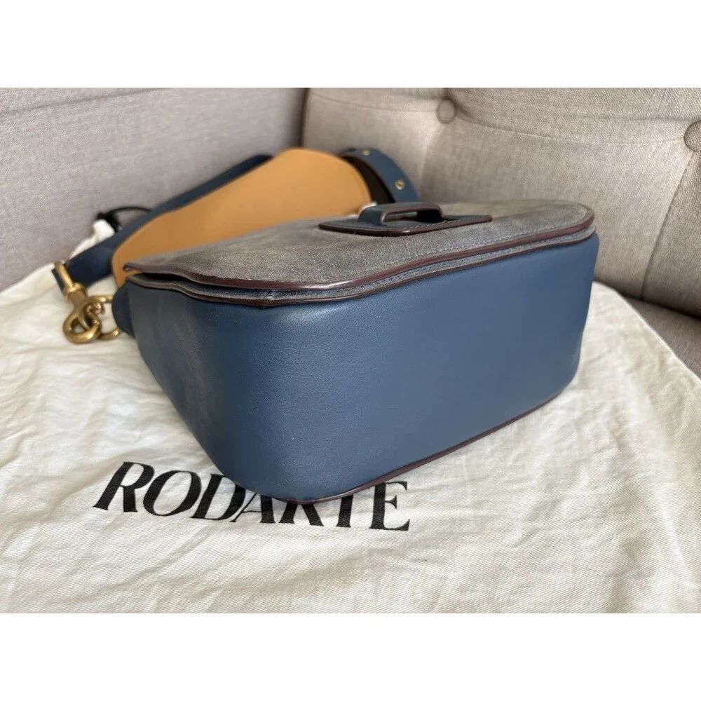 Coach X Rodarte C22754 Courier Bag Colorblock Leather Saddle bag Limited Edition - Picture 4 of 8